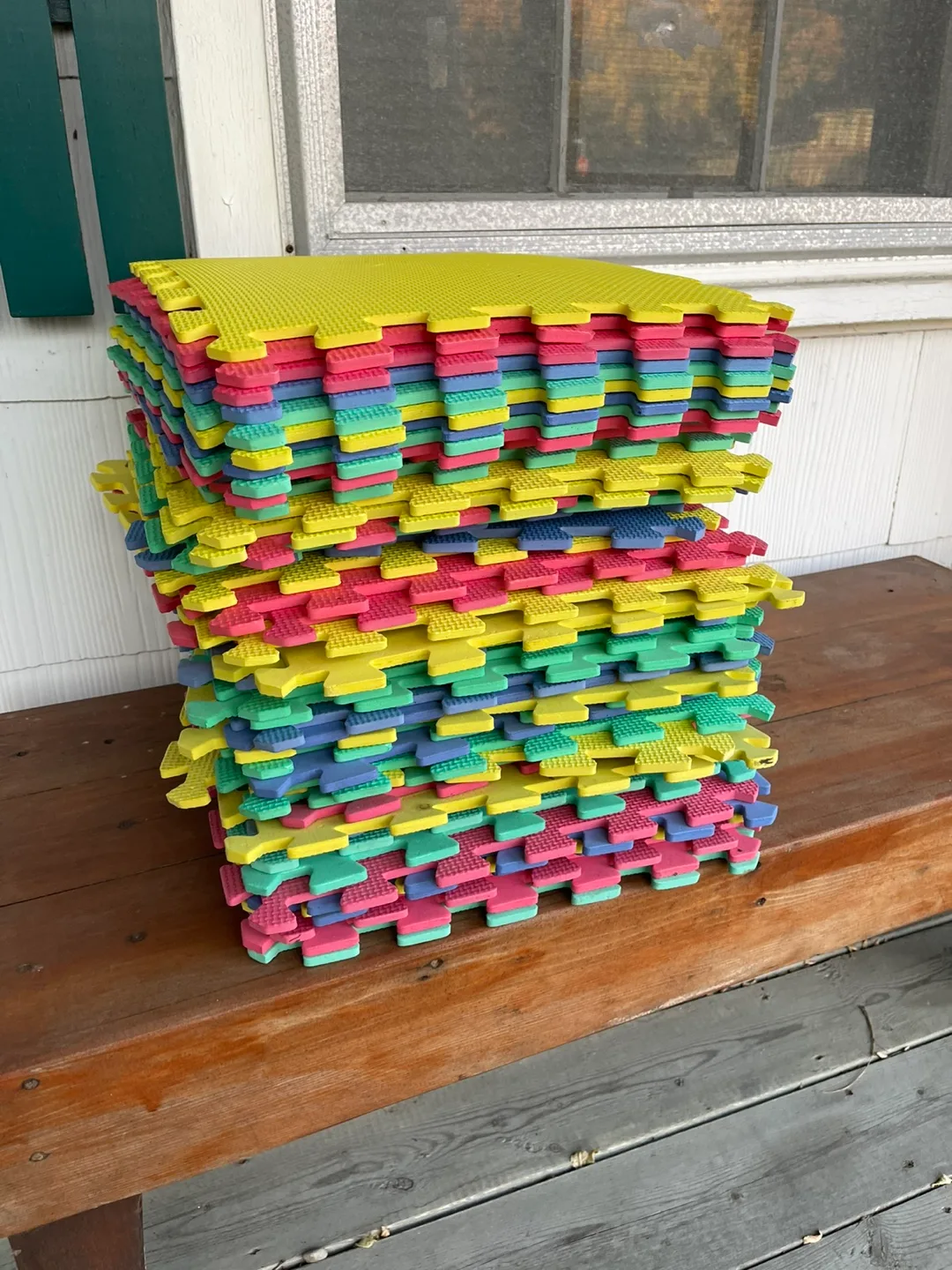 Free - 48 Foam Floor Tiles - #FREECYCLE thumbnail
