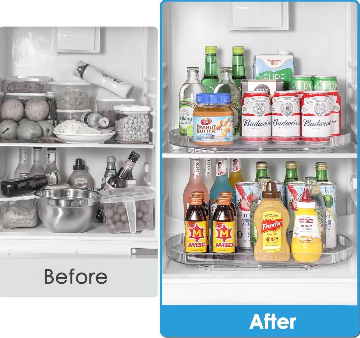 Lazy Susan Turntable for Refrigerator image indicator(4)