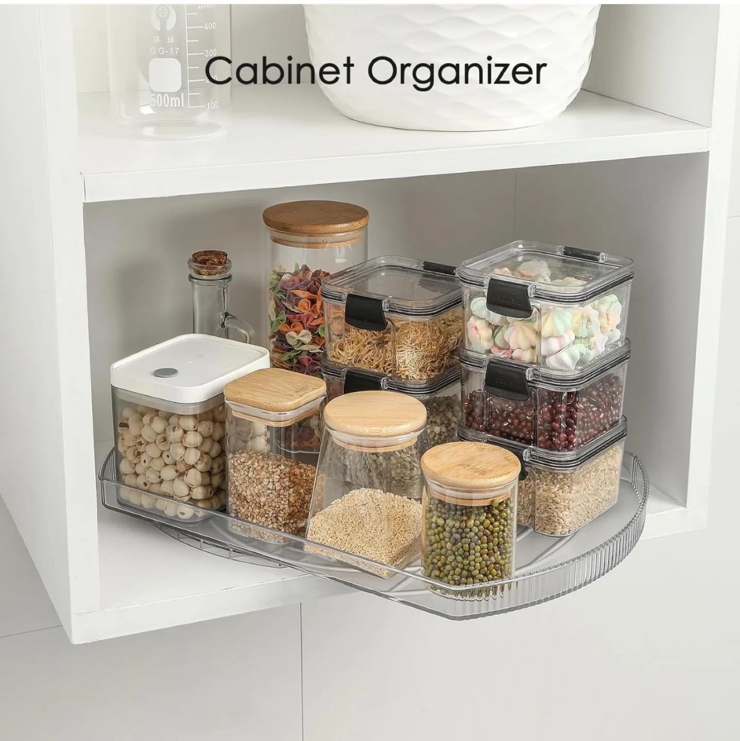 Lazy Susan Turntable for Refrigerator image indicator(2)