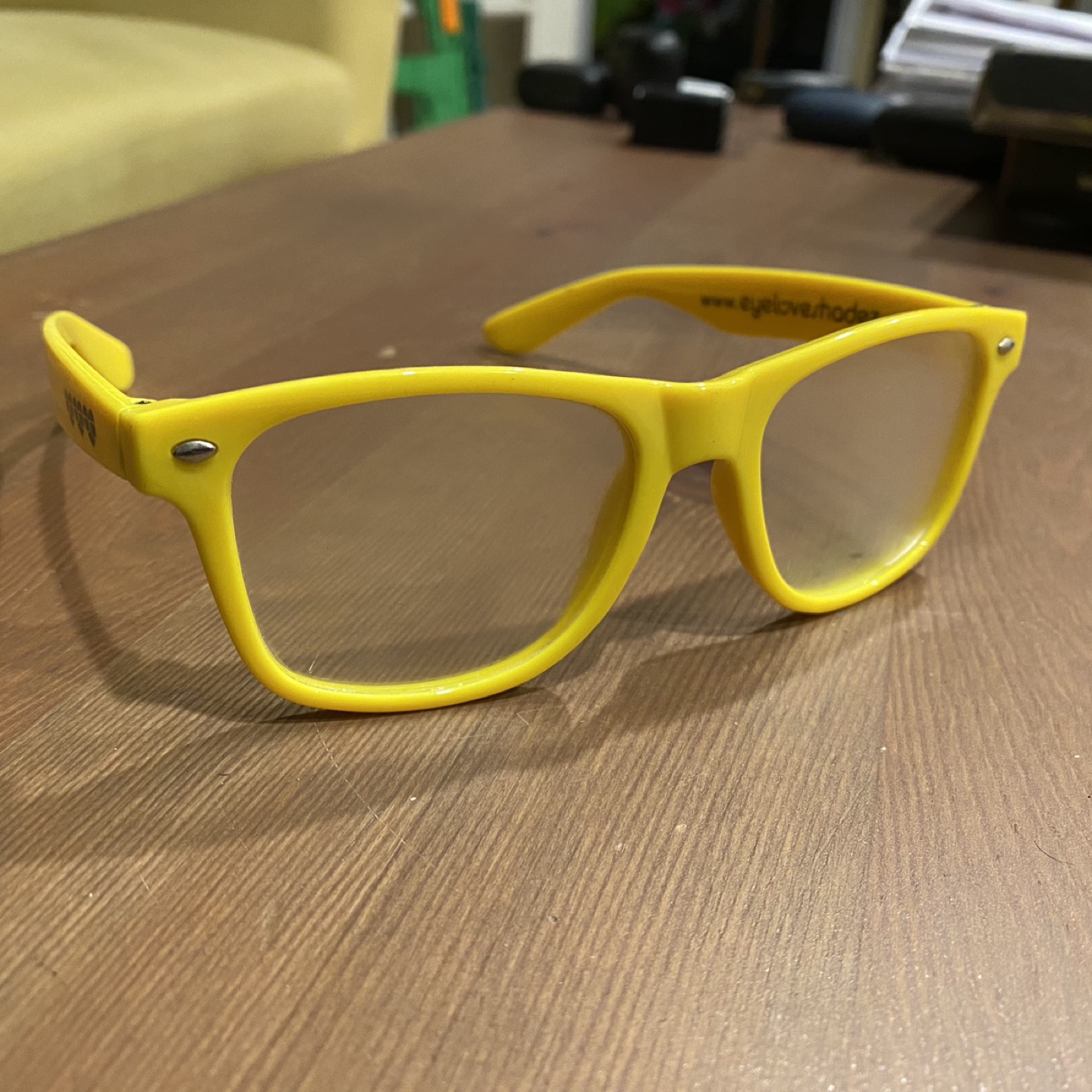 Yellow EyeLoveShades Glasses - photo 2