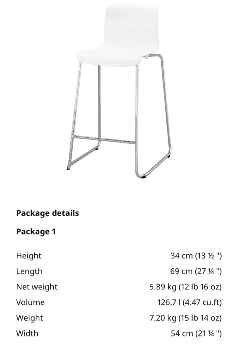 2 IKEA Glenn Bar Stools image indicator(4)