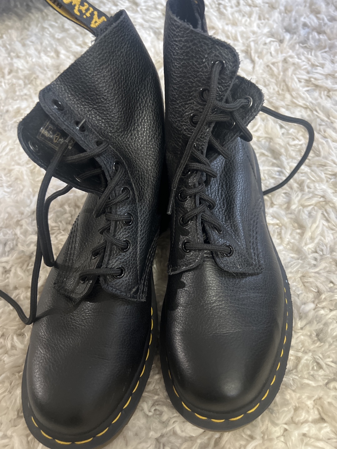 Dr. Martens Black Leather Boots