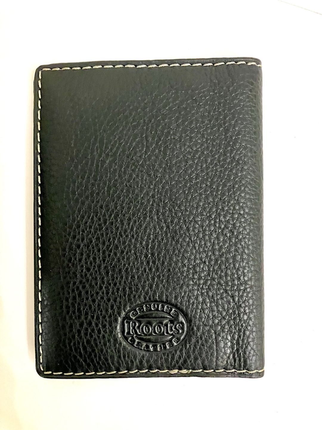 Roots Black Leather Passport Wlet - photo 3