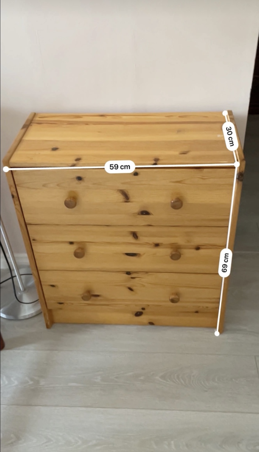 3-Drawer Chest - photo 3