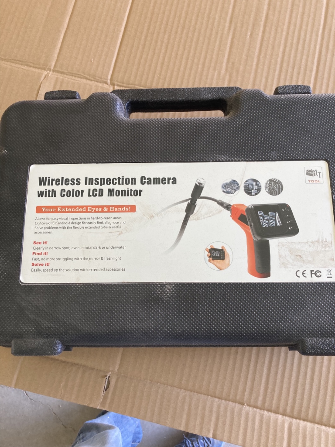 Wireless Inspection Camera with Color LCD Monitor