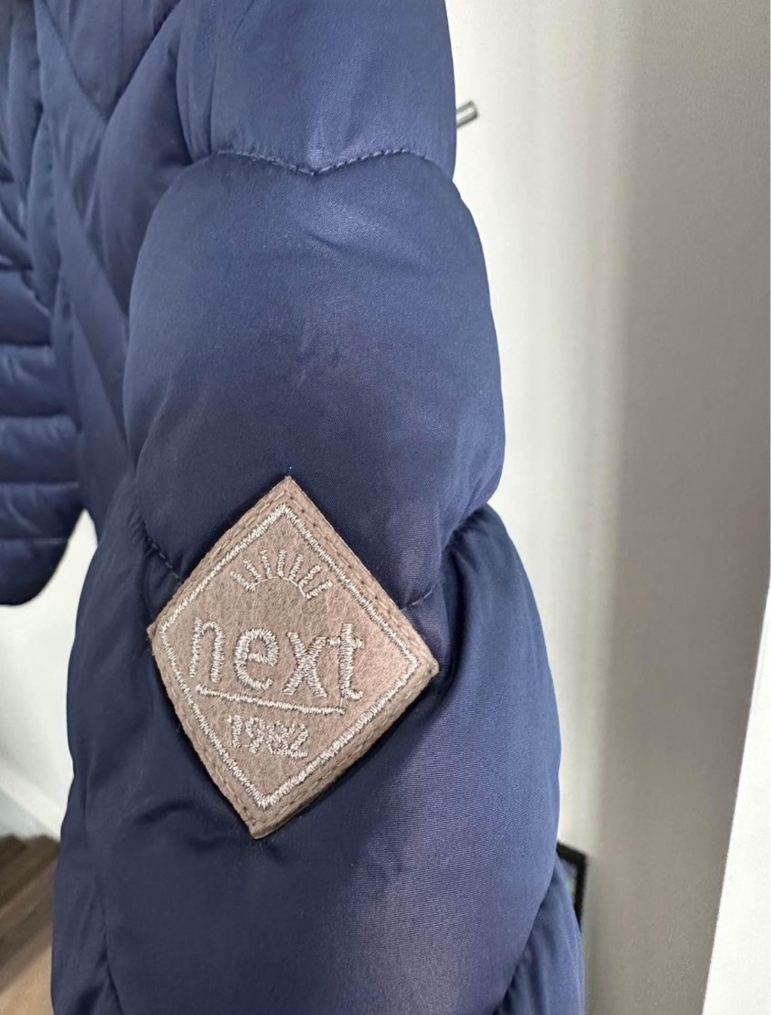 Next Girls Blue Puffer Jacket - photo 4