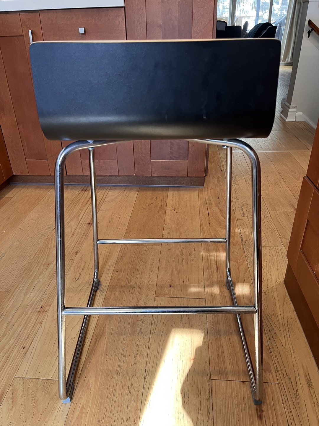 Set of 2 Black IKEA Bar/Kitchen Stools - photo 3