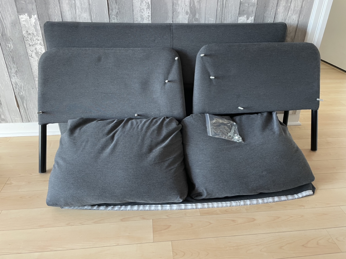 Grey loveseat - photo 3