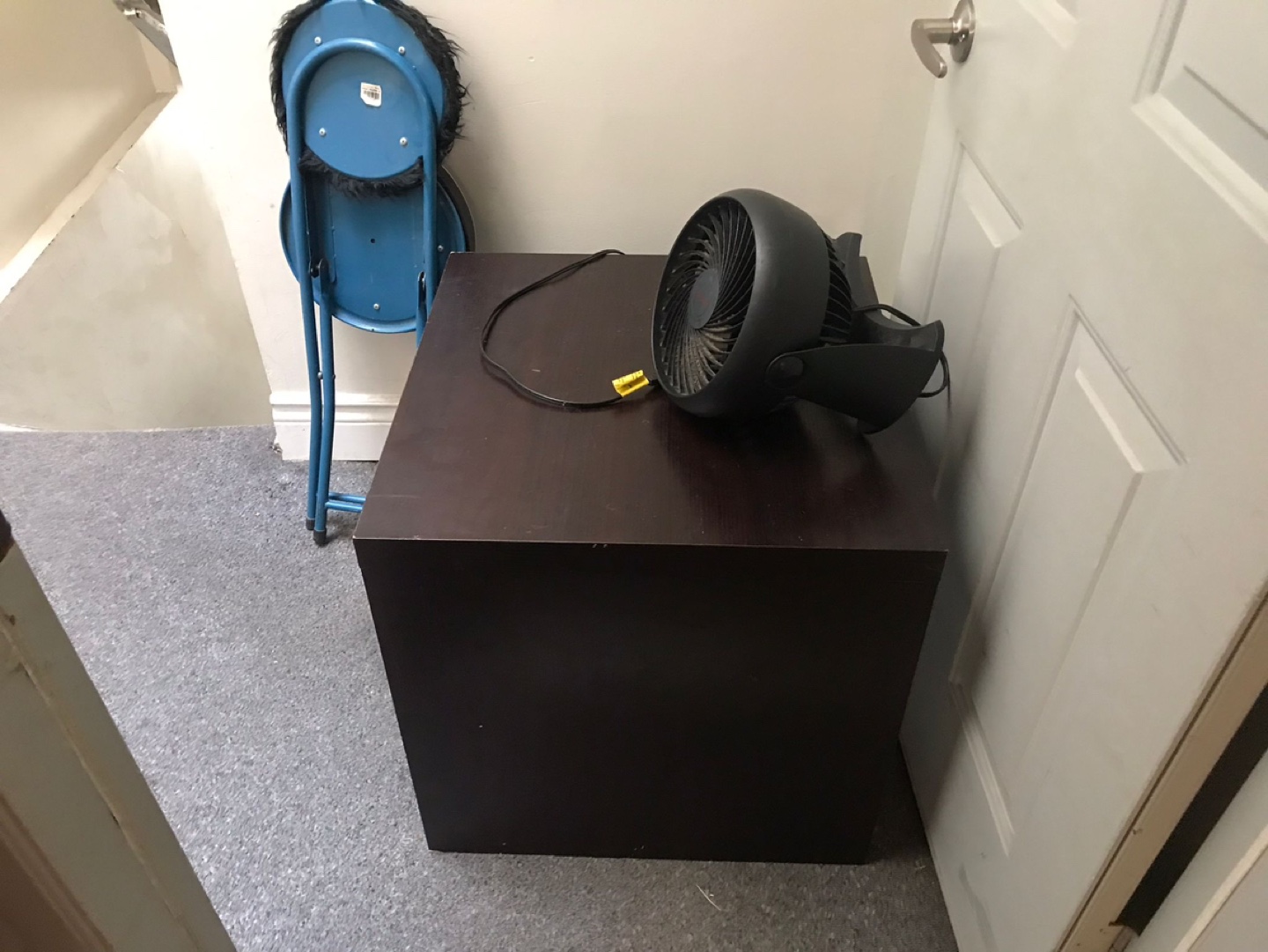 Small Dark Brown End Table