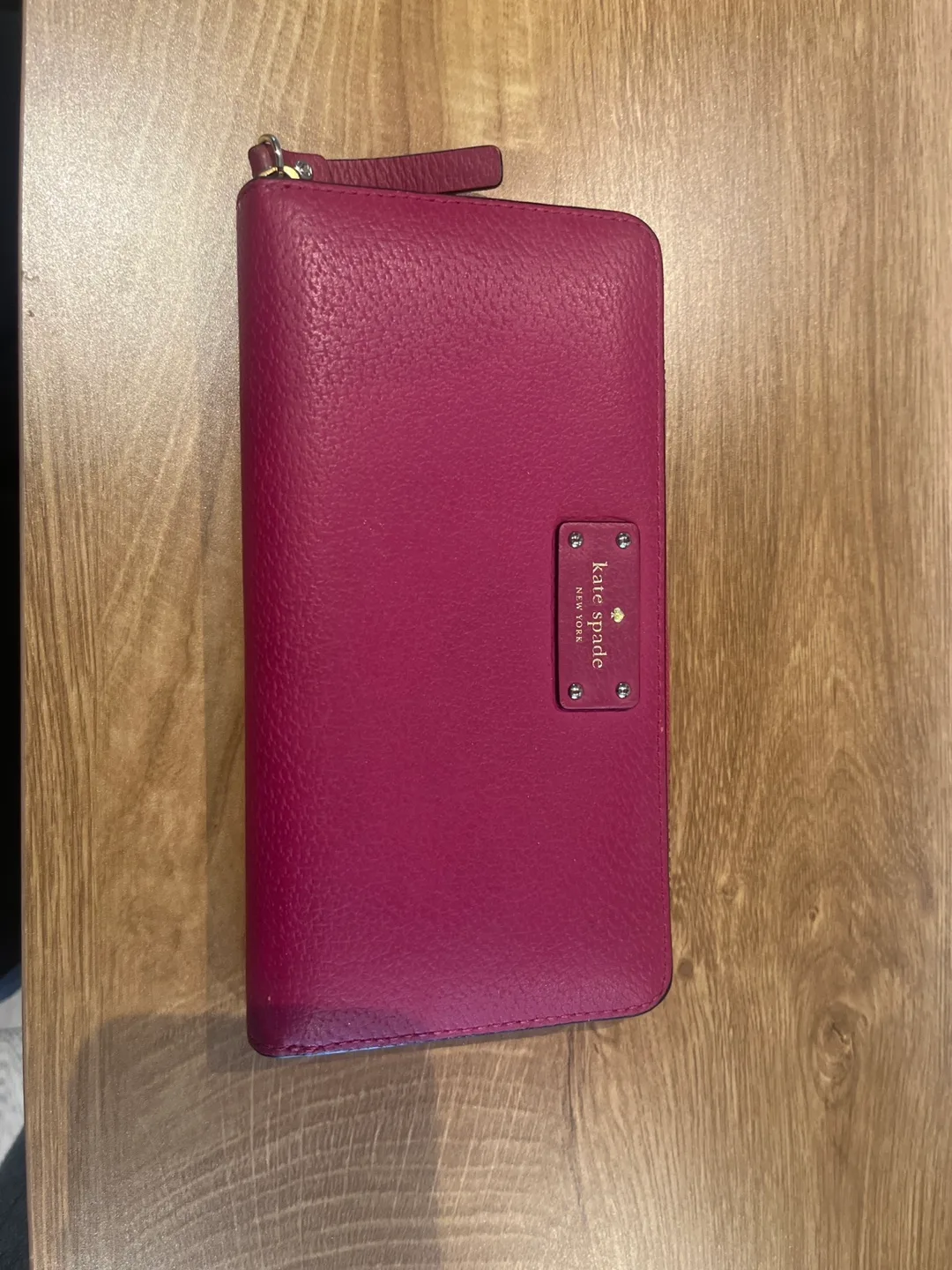 Kate Spade Pink Leather Wallet thumbnail