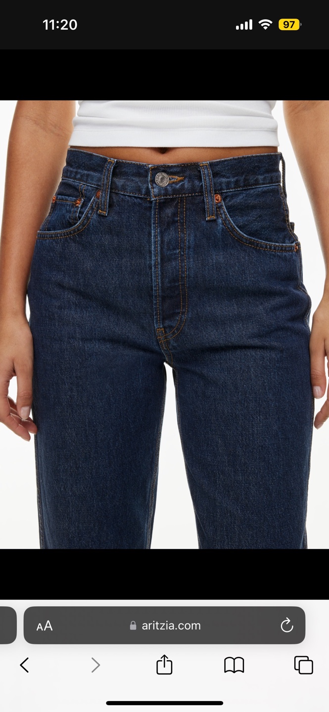 BNWT Re/Done High Rise Loose Jeans - photo 5