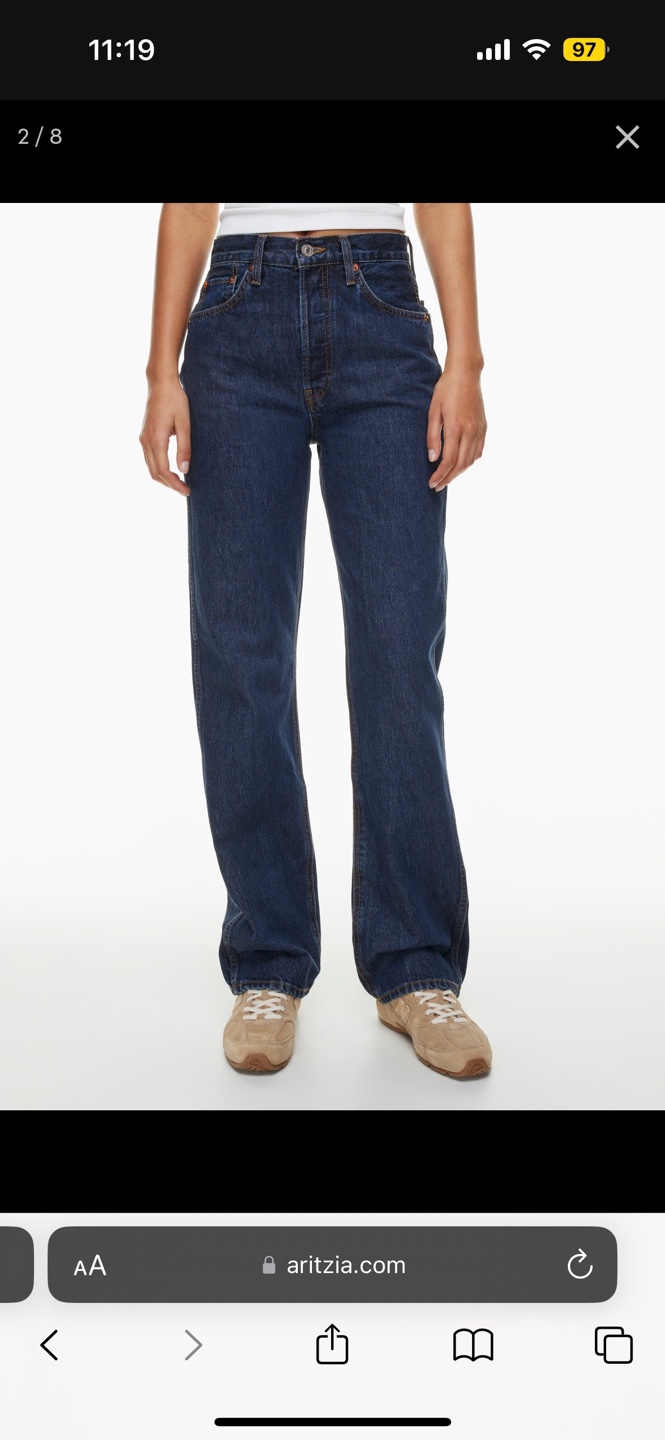BNWT Re/Done High Rise Loose Jeans - photo 4