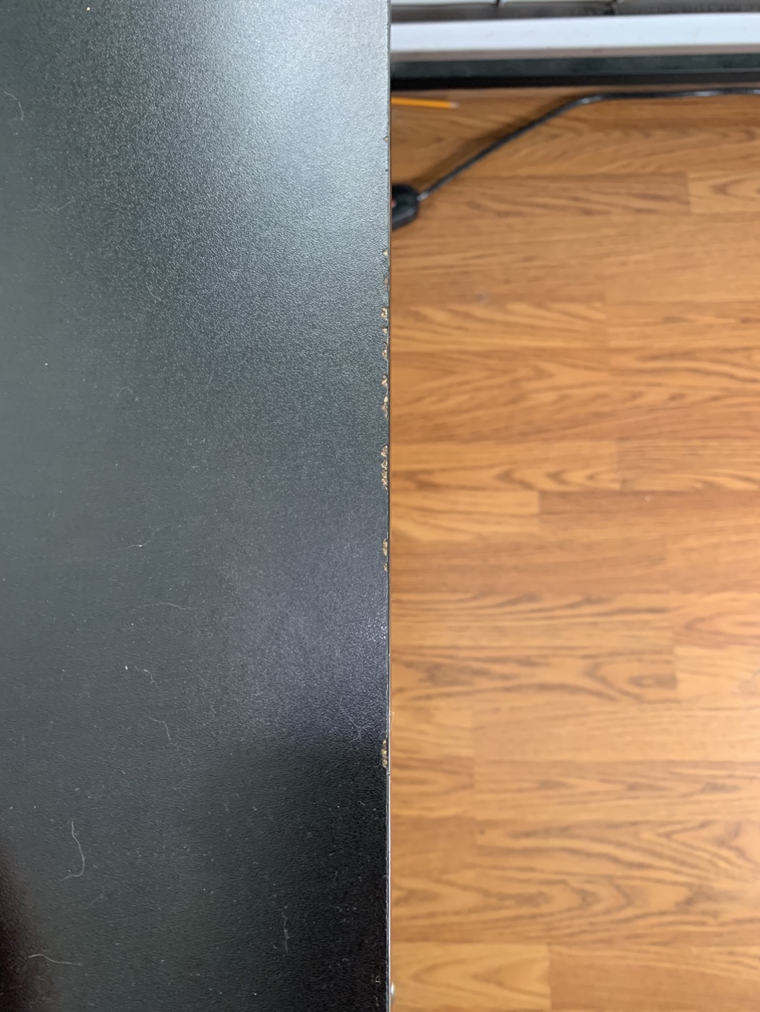 Shallow L shaped desk- Black - photo 5