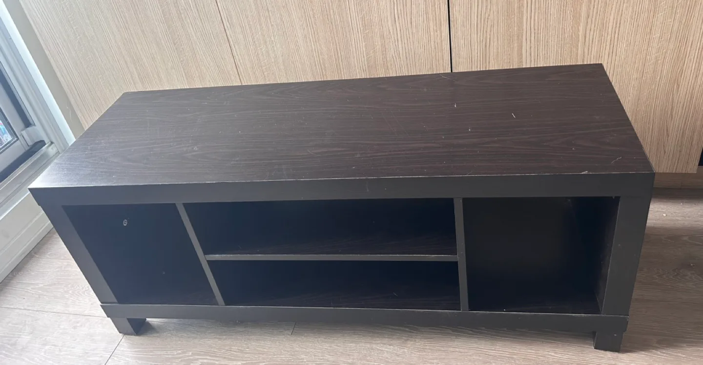 Black brown TV Stand thumbnail