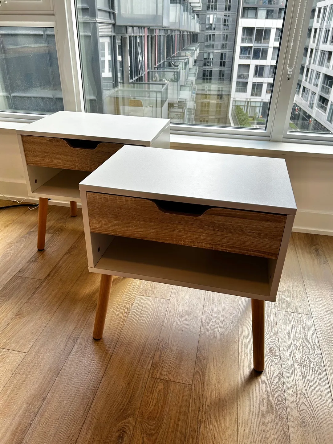 Nightstand Bedside Table With Drawer thumbnail
