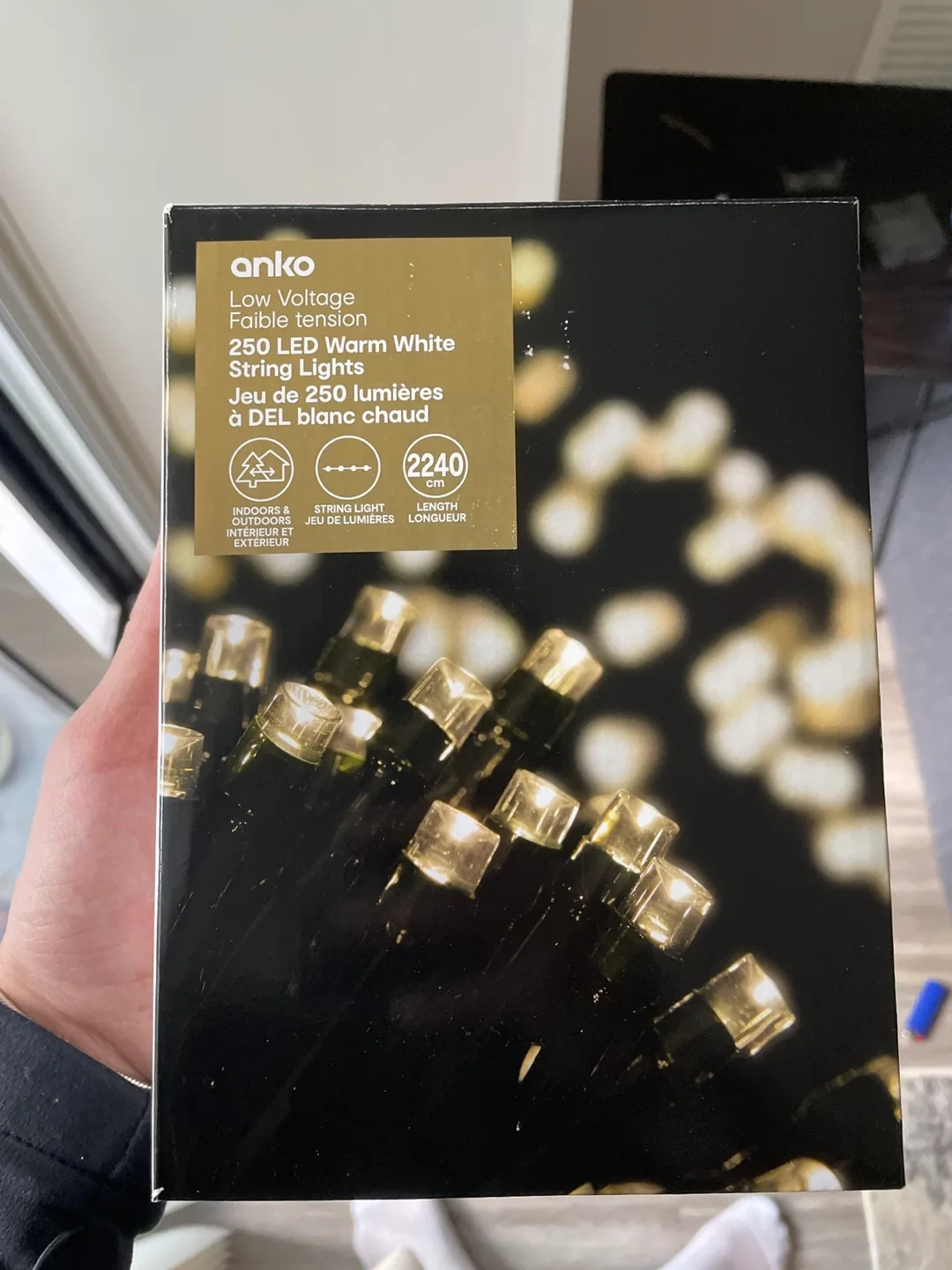 Anko 250 LED Warm White String Lights thumbnail