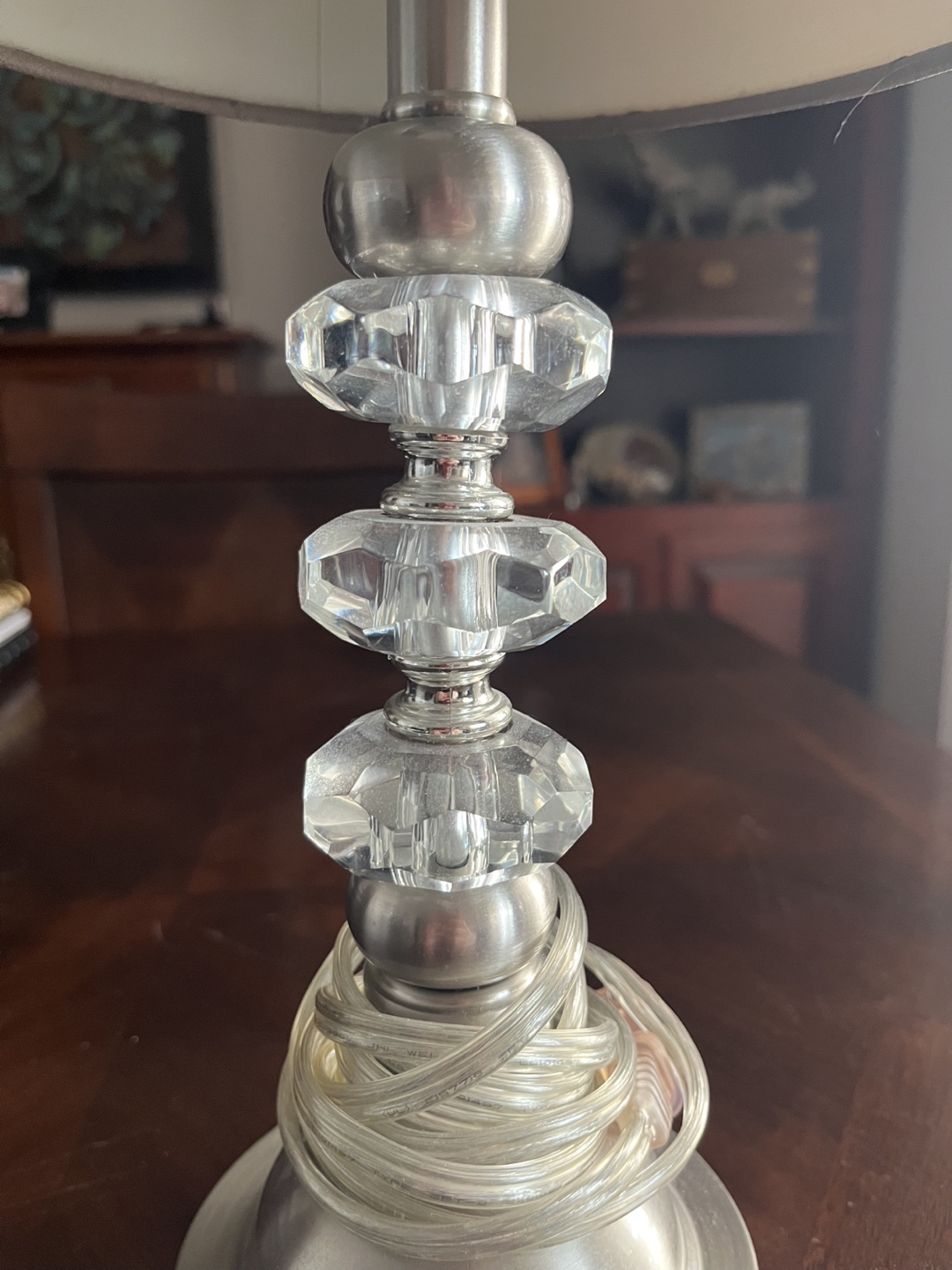 Table Lamp with Grey Shade - photo 3
