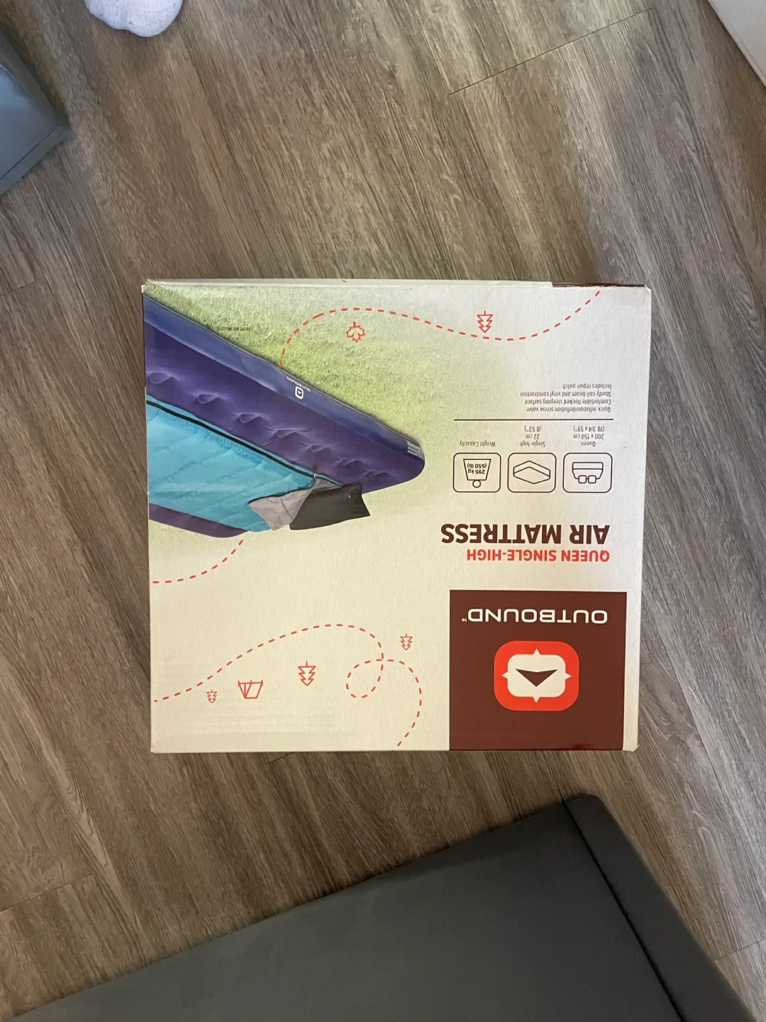 Outbound Queen Single High Air Mattress thumbnail