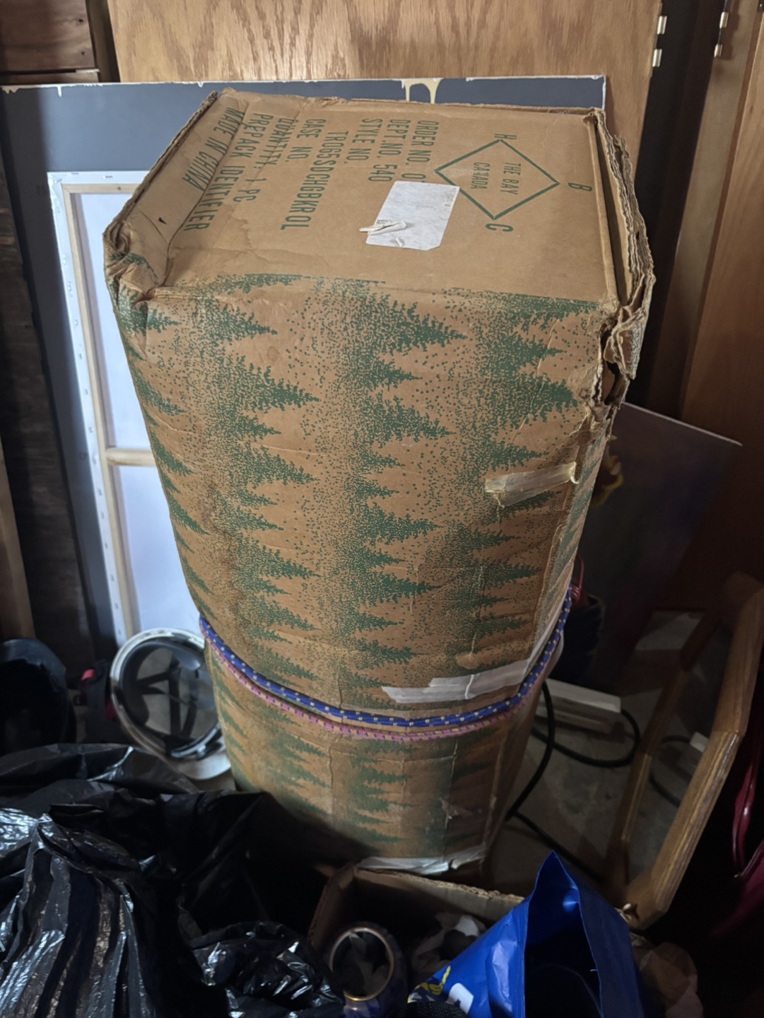 Vintage The Bay Christmas Tree Box