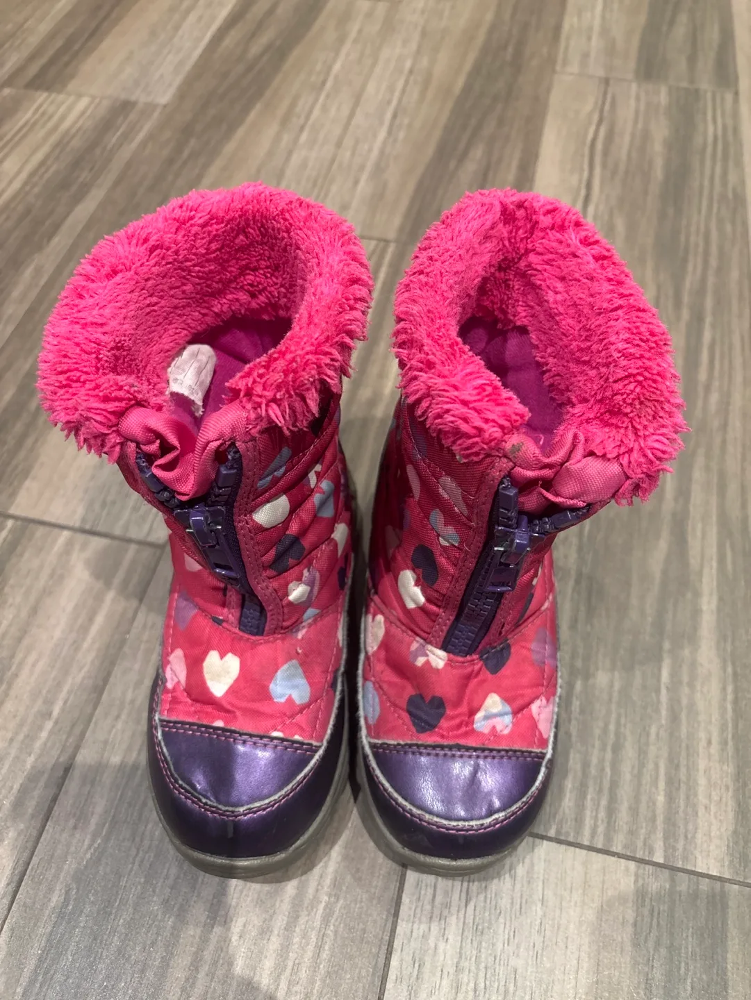 #freecycle 🎃Pink & Purple Kids Winter Boots