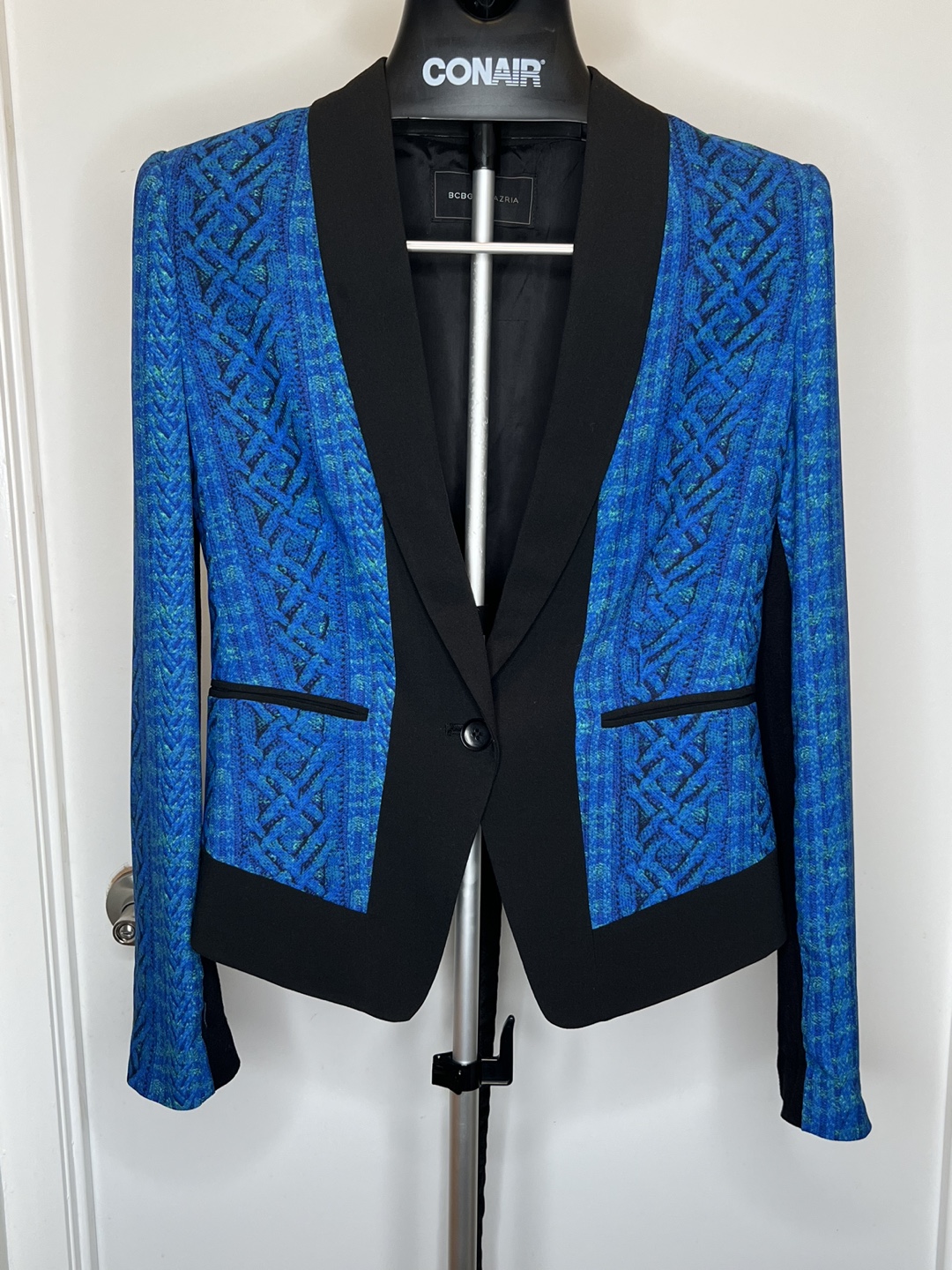 BCBG Max Azria Blue & Black Blazer - photo 4