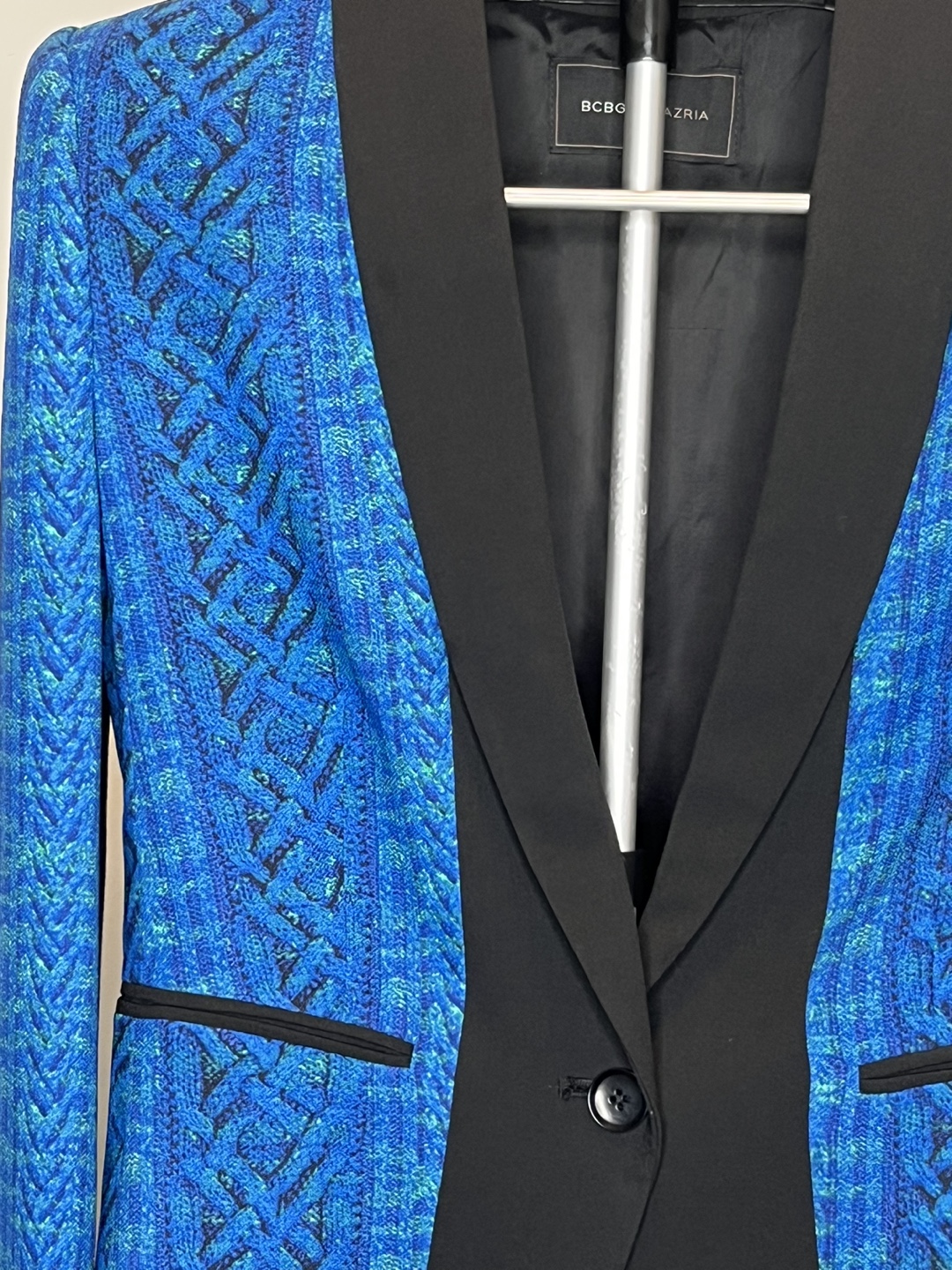 BCBG Max Azria Blue & Black Blazer - photo 5