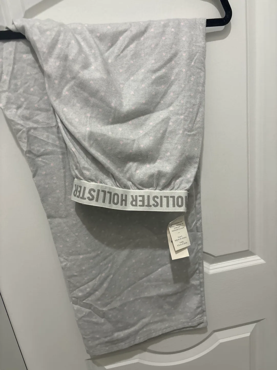 Hollister Grey & Pink Heart Pajama Pants image indicator(3)