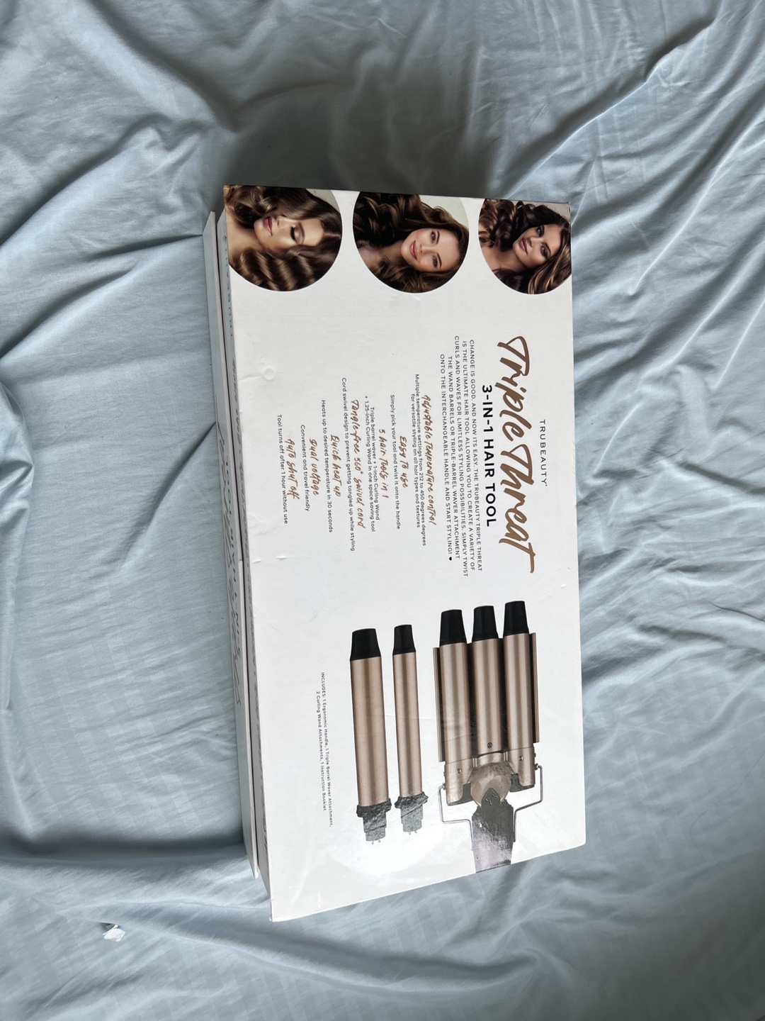 Trubeauty triple sold threat 3 in 1 hair tool