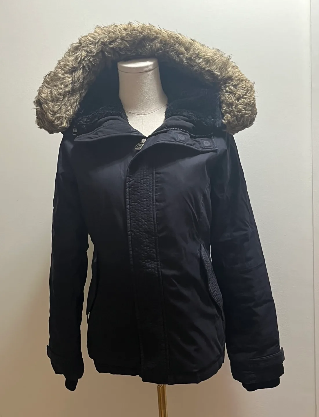 TNA Vail goose down parka jacket sz S image indicator(3)