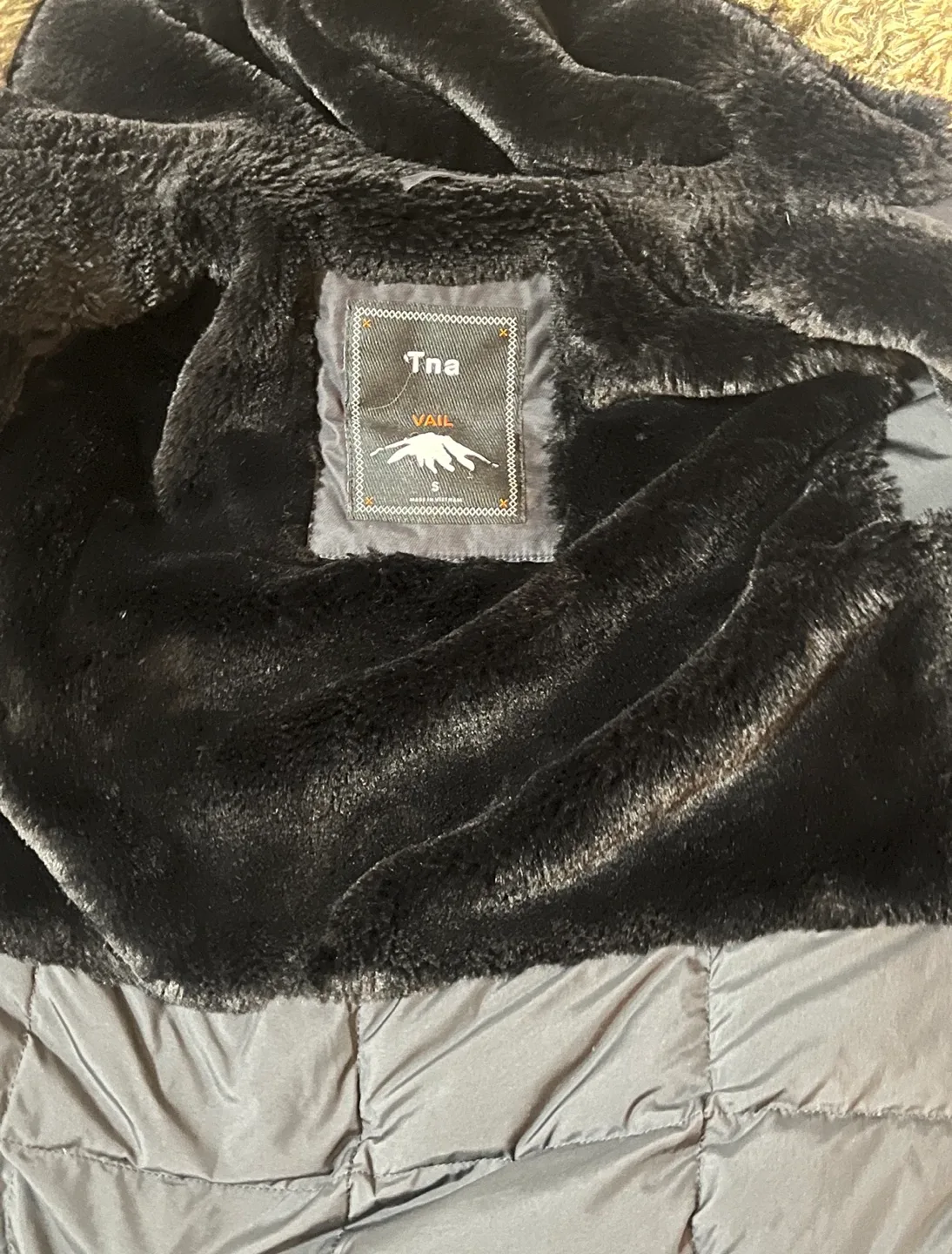 TNA Vail goose down parka jacket sz S image indicator(7)