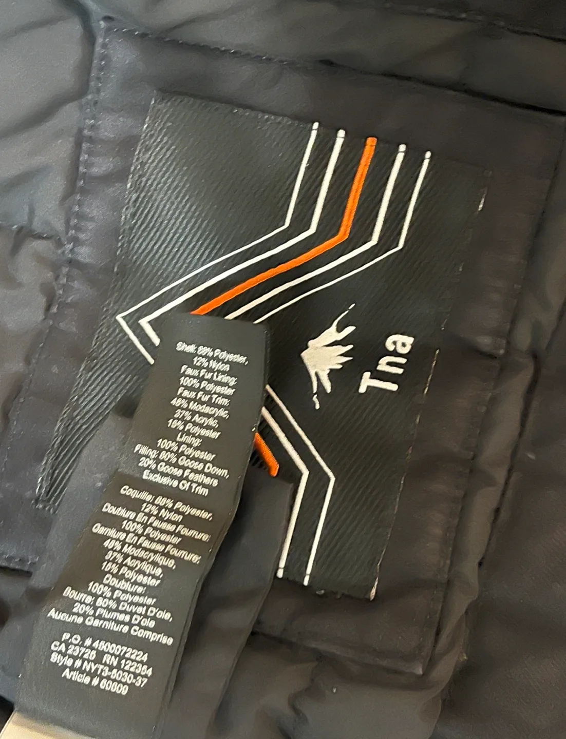 TNA Vail goose down parka jacket sz S image indicator(8)