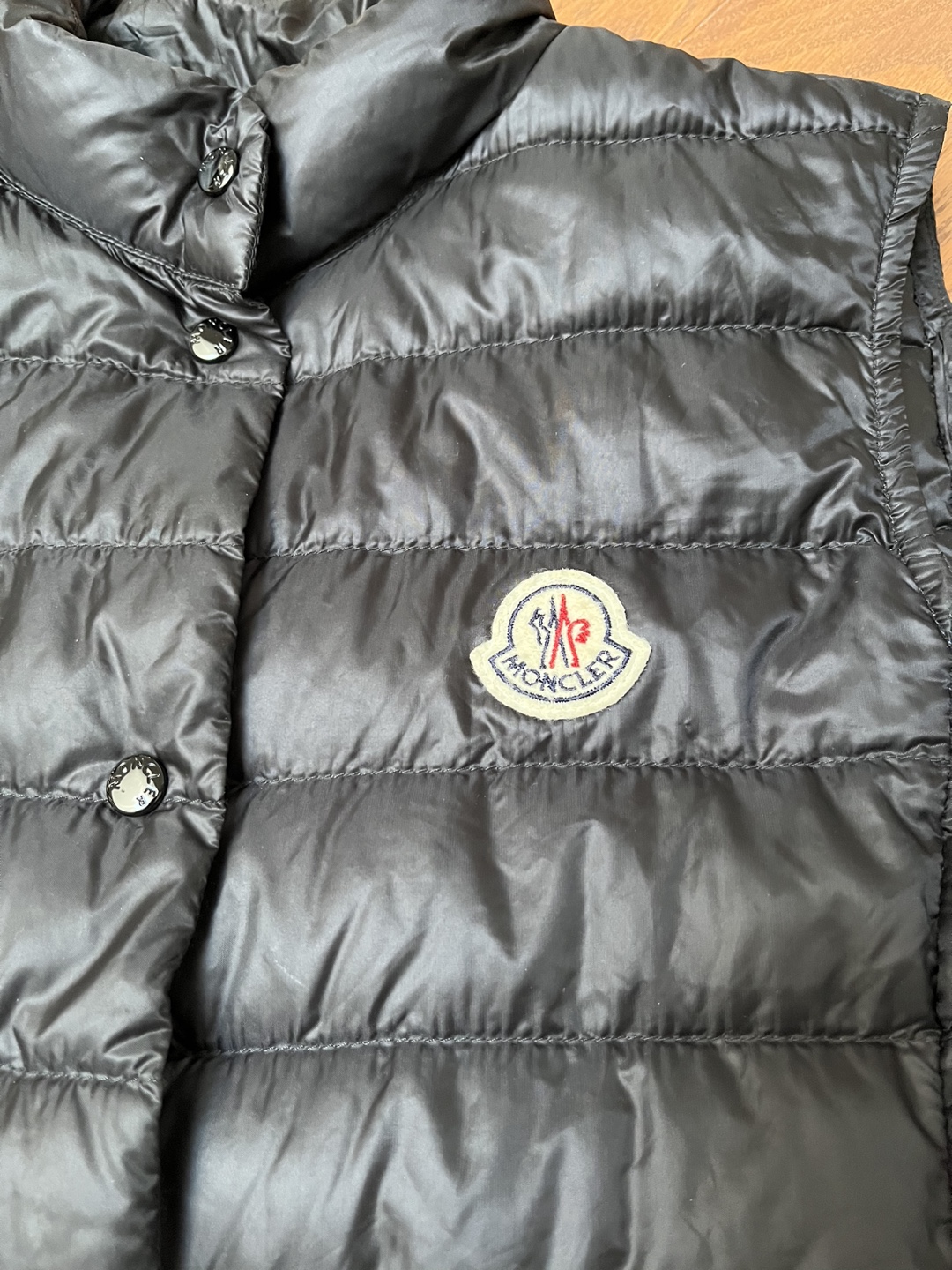 Moncler Black Down Filled Vest - photo 3