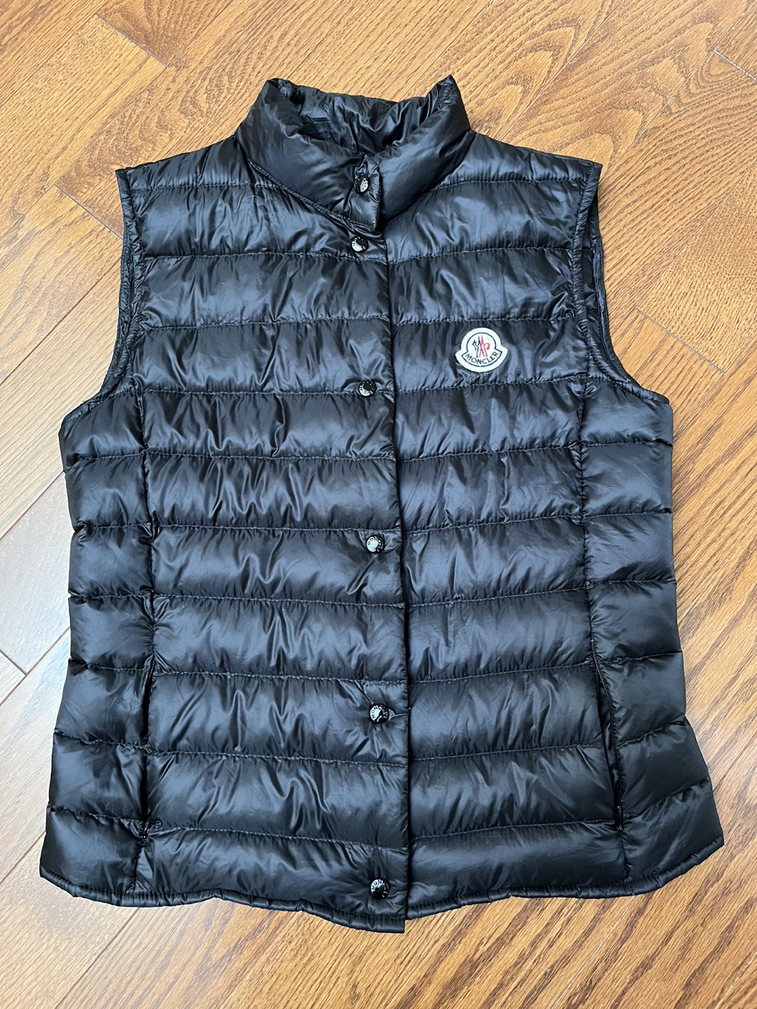 Moncler Black Down Filled Vest