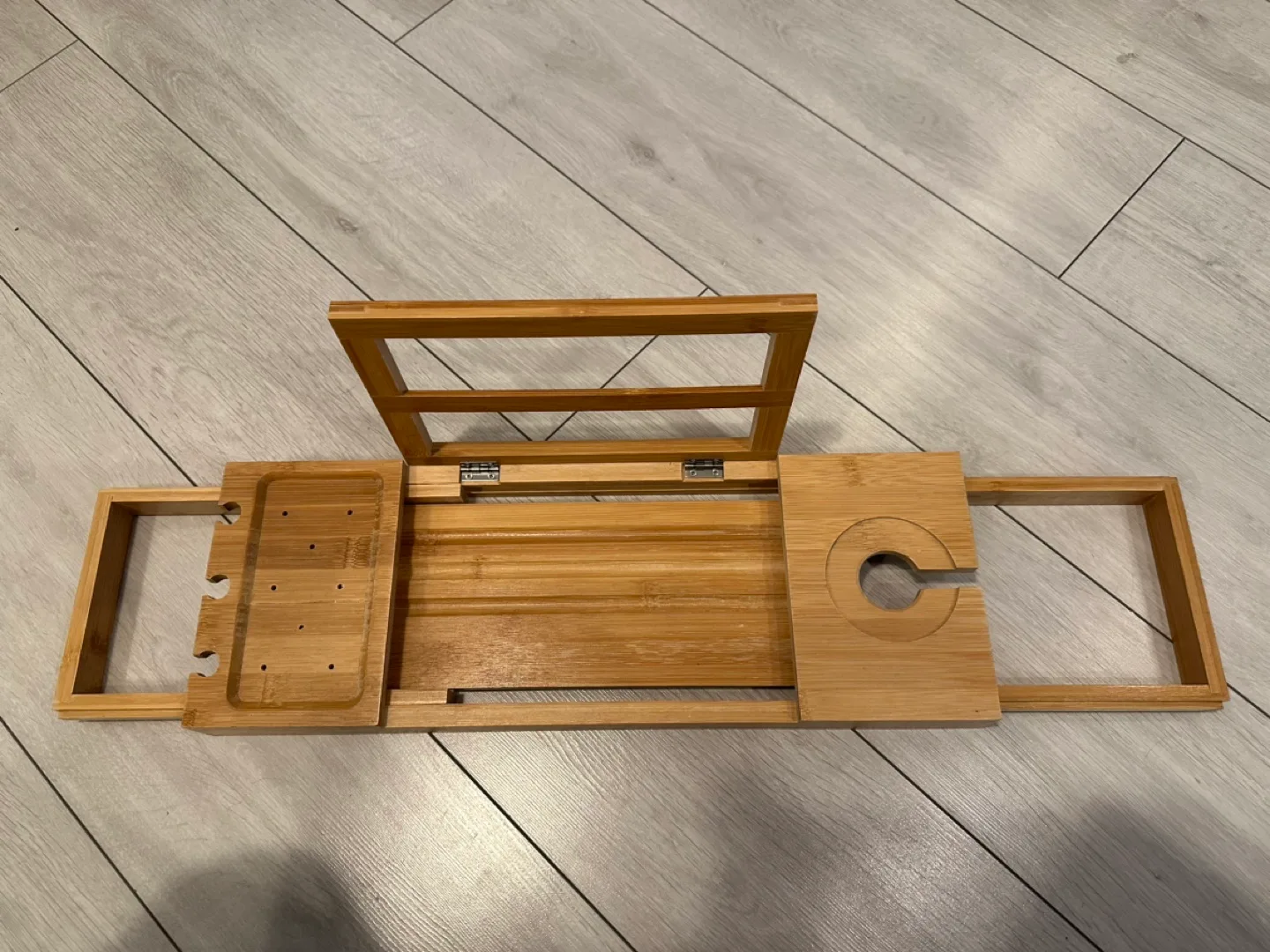 Wooden adjustable Bath Tray thumbnail