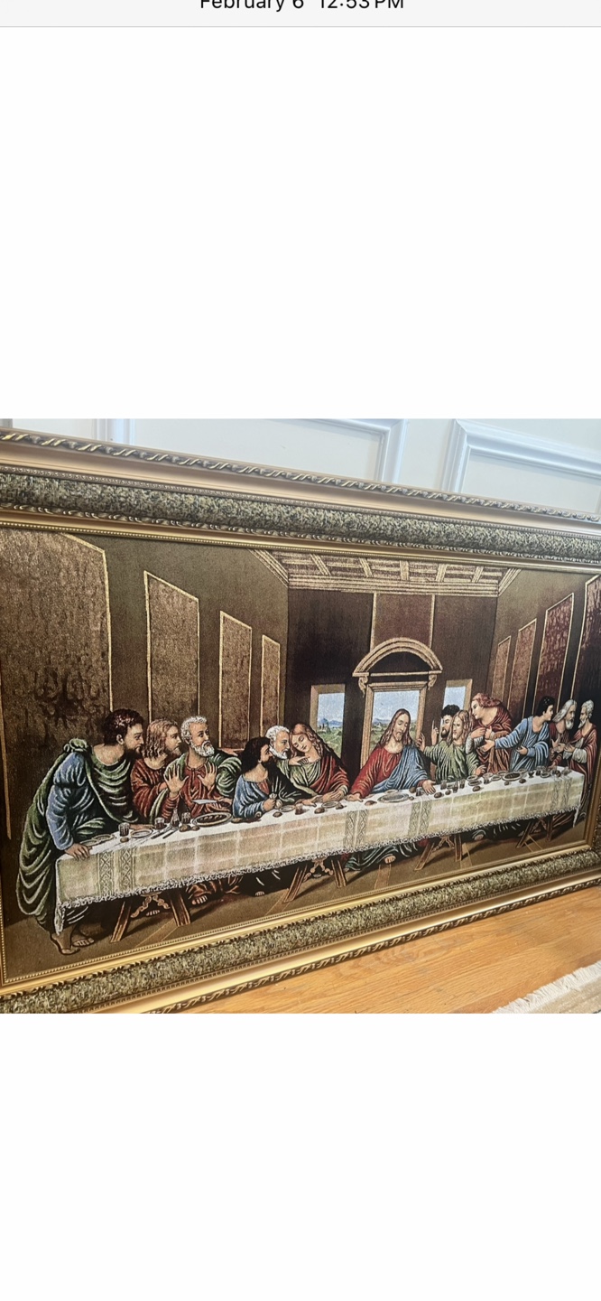 Paintings, larger home all must go each different prices
