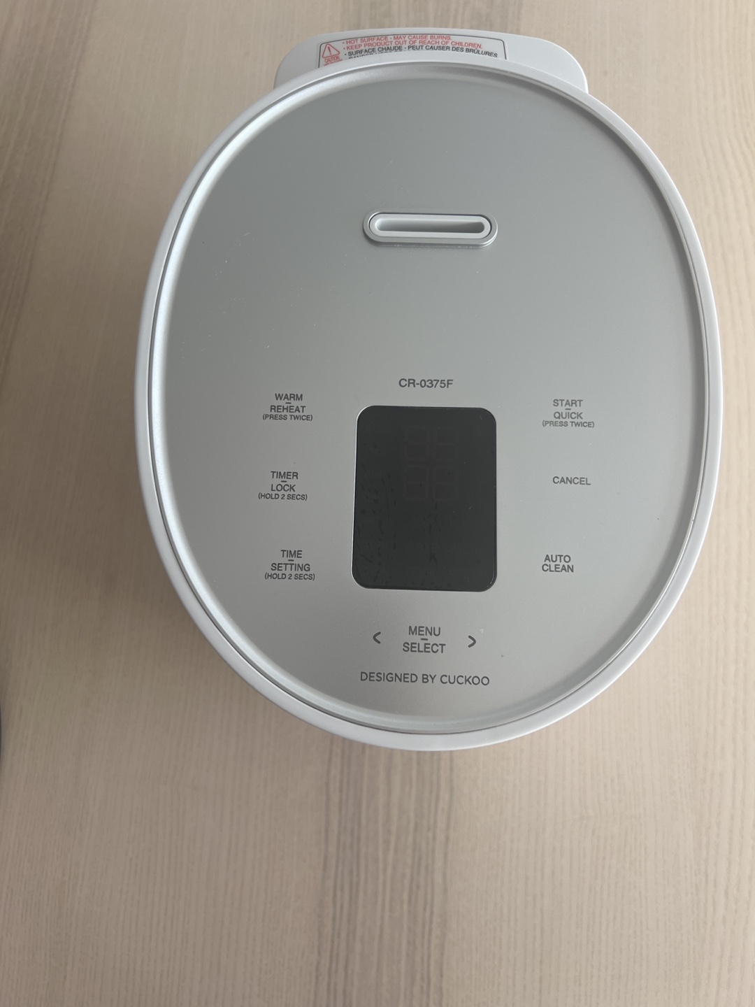Cuckoo 3 cups Rice Cooker - photo 2