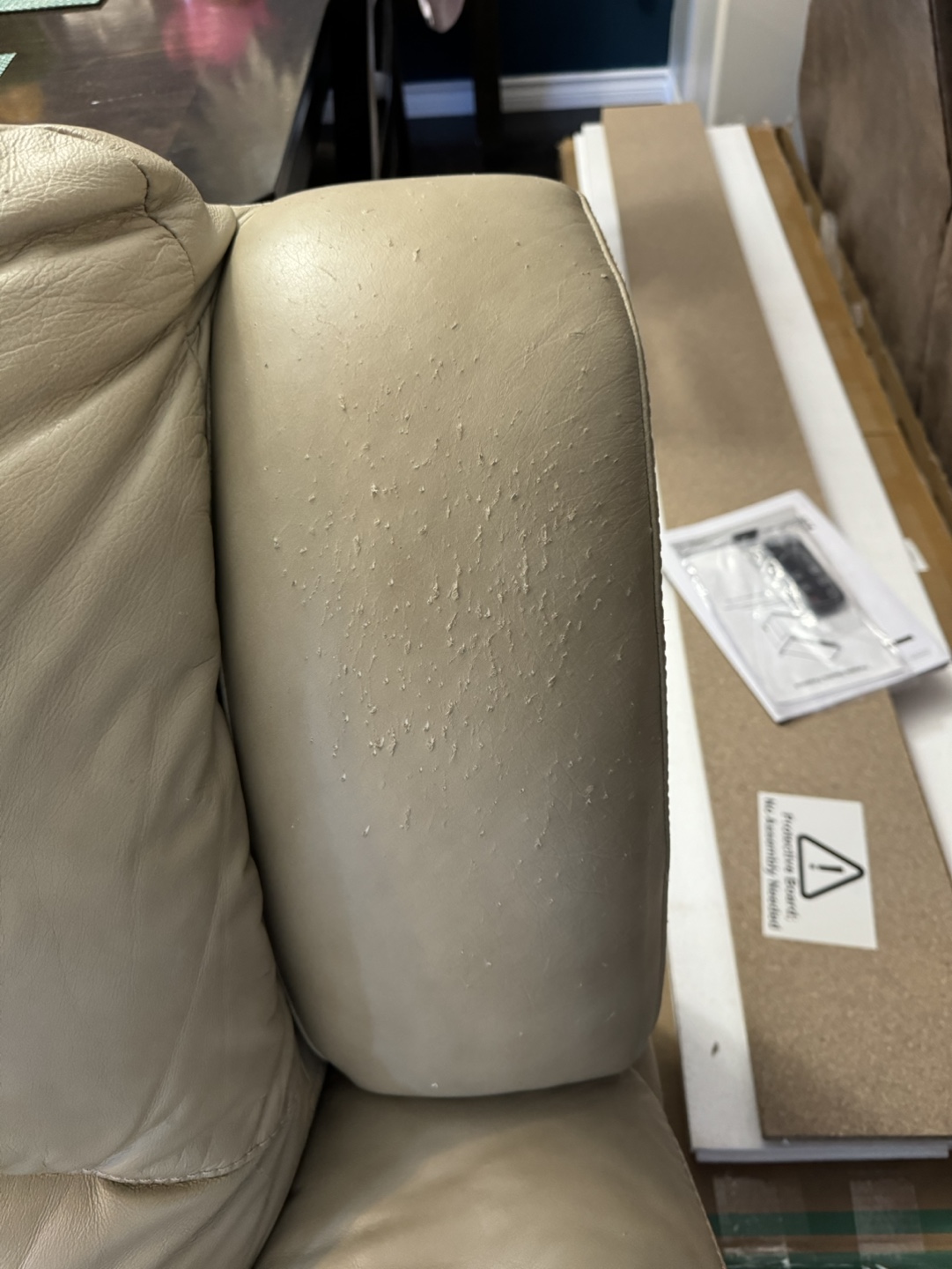 Reclining Leather Sofa - photo 3