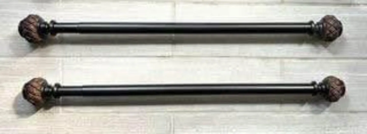 Curtain Rod with Braided Ball Finial $15, 1 Available image indicator(3)