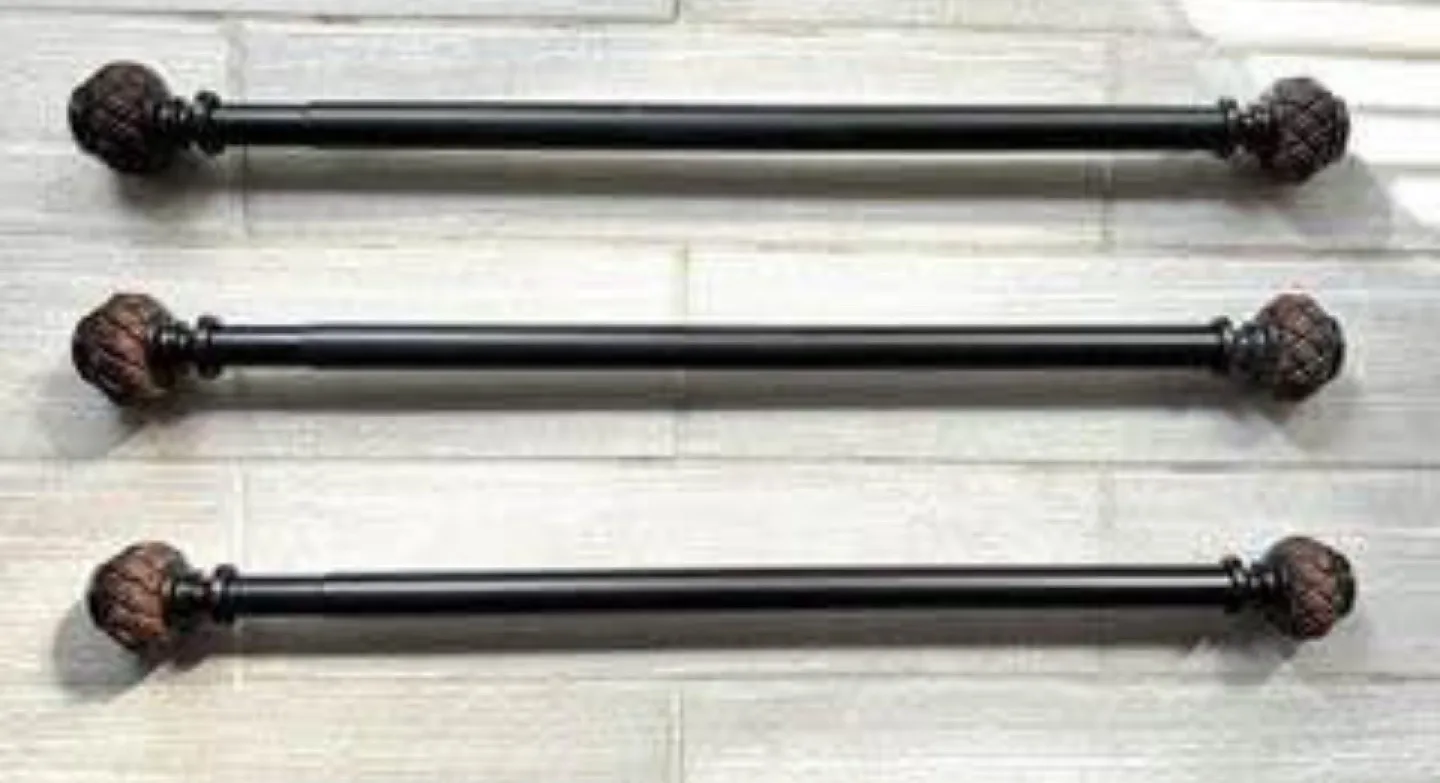 Curtain Rod with Braided Ball Finial $15, 1 Available image indicator(4)