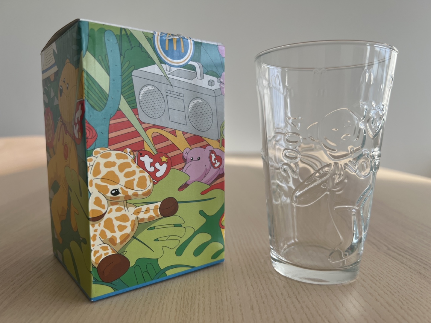McDonald's Ty Beanie Babies Glass