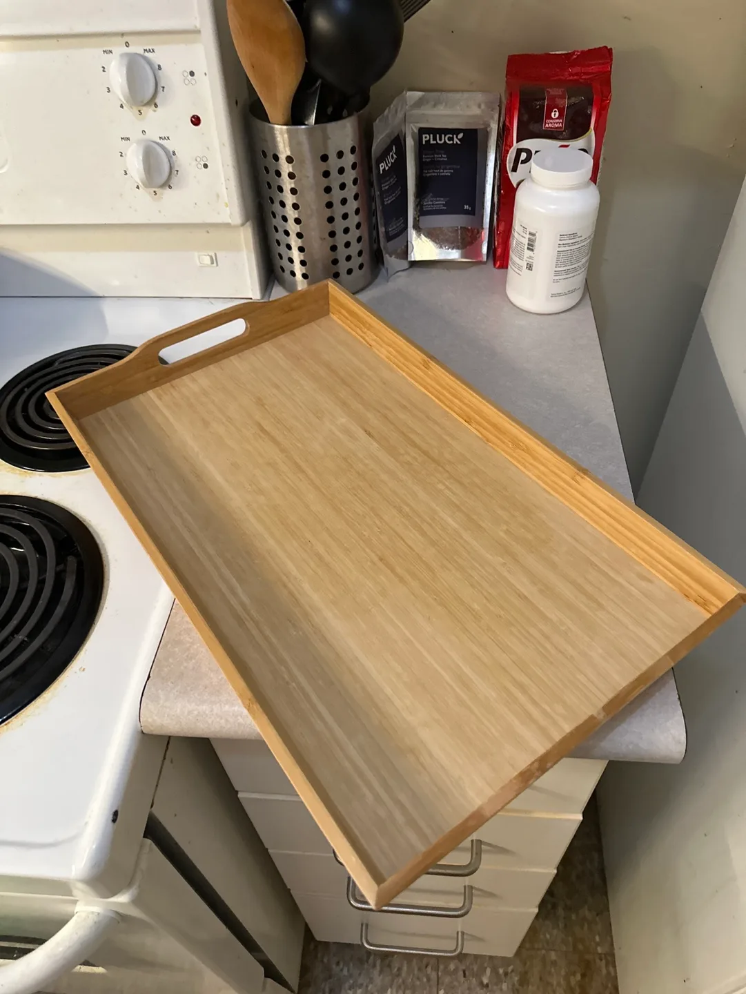 Ikea Bamboo Serving Tray (FRUKTSKAL) thumbnail