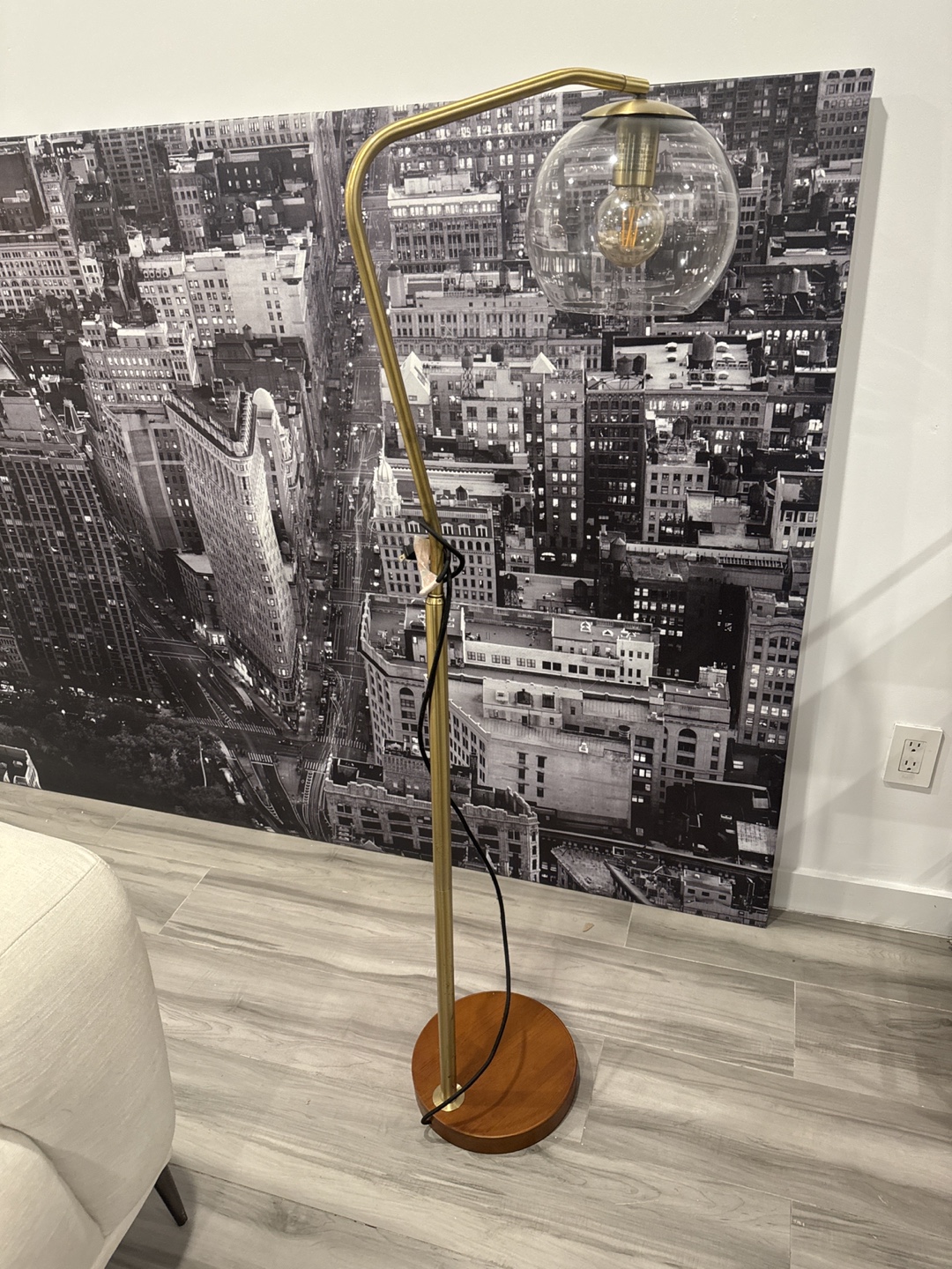 Gold Floor Lamp - photo 2