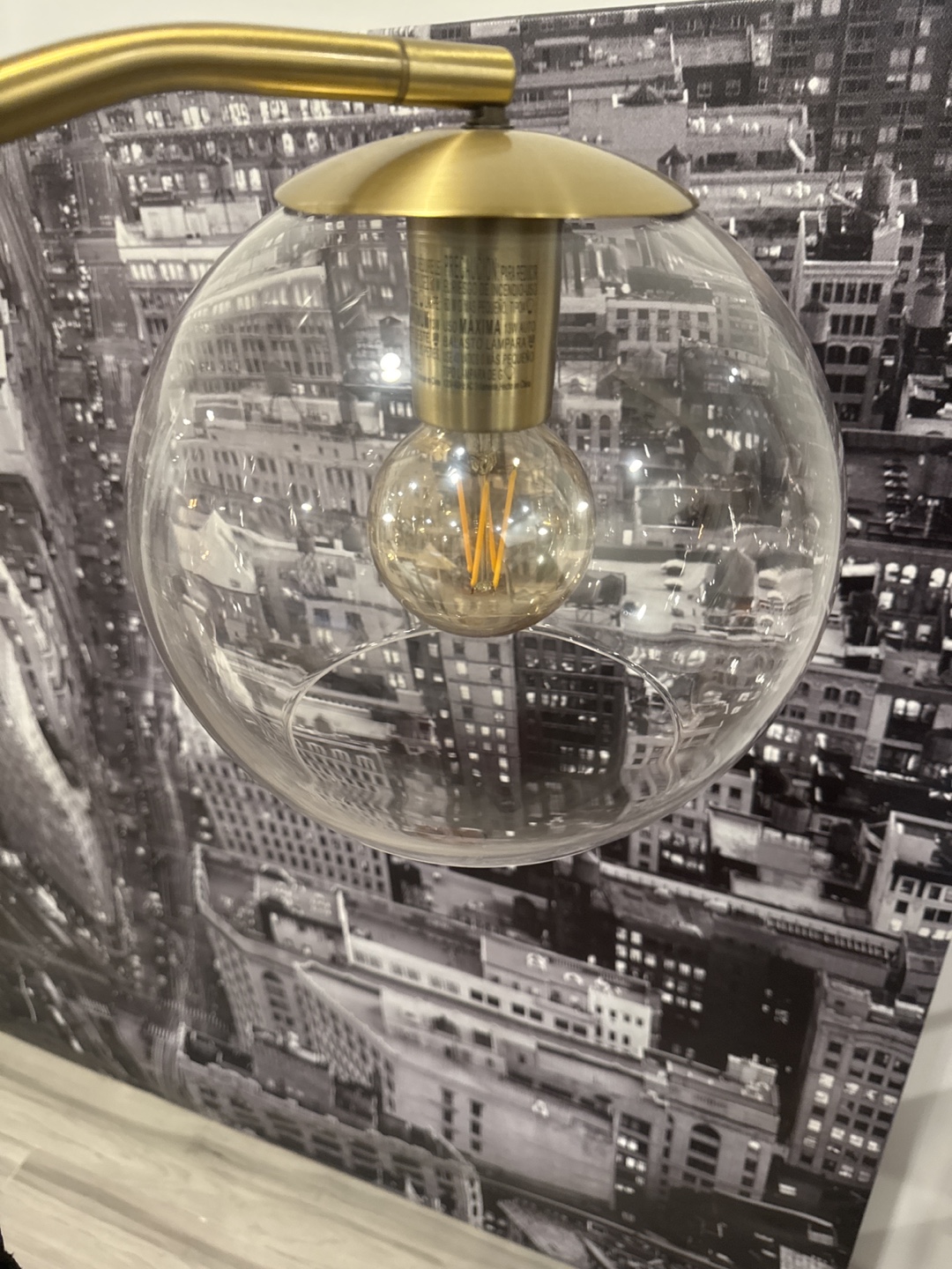 Gold Floor Lamp - photo 4