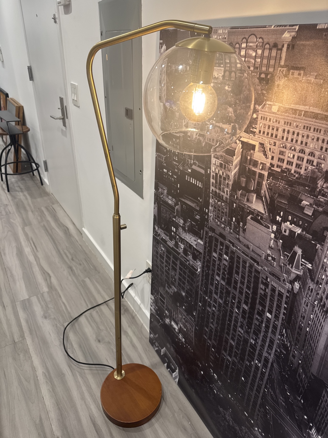 Gold Floor Lamp