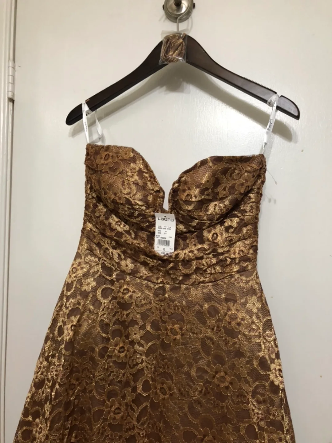 LaBrea Gold Lace Dress thumbnail