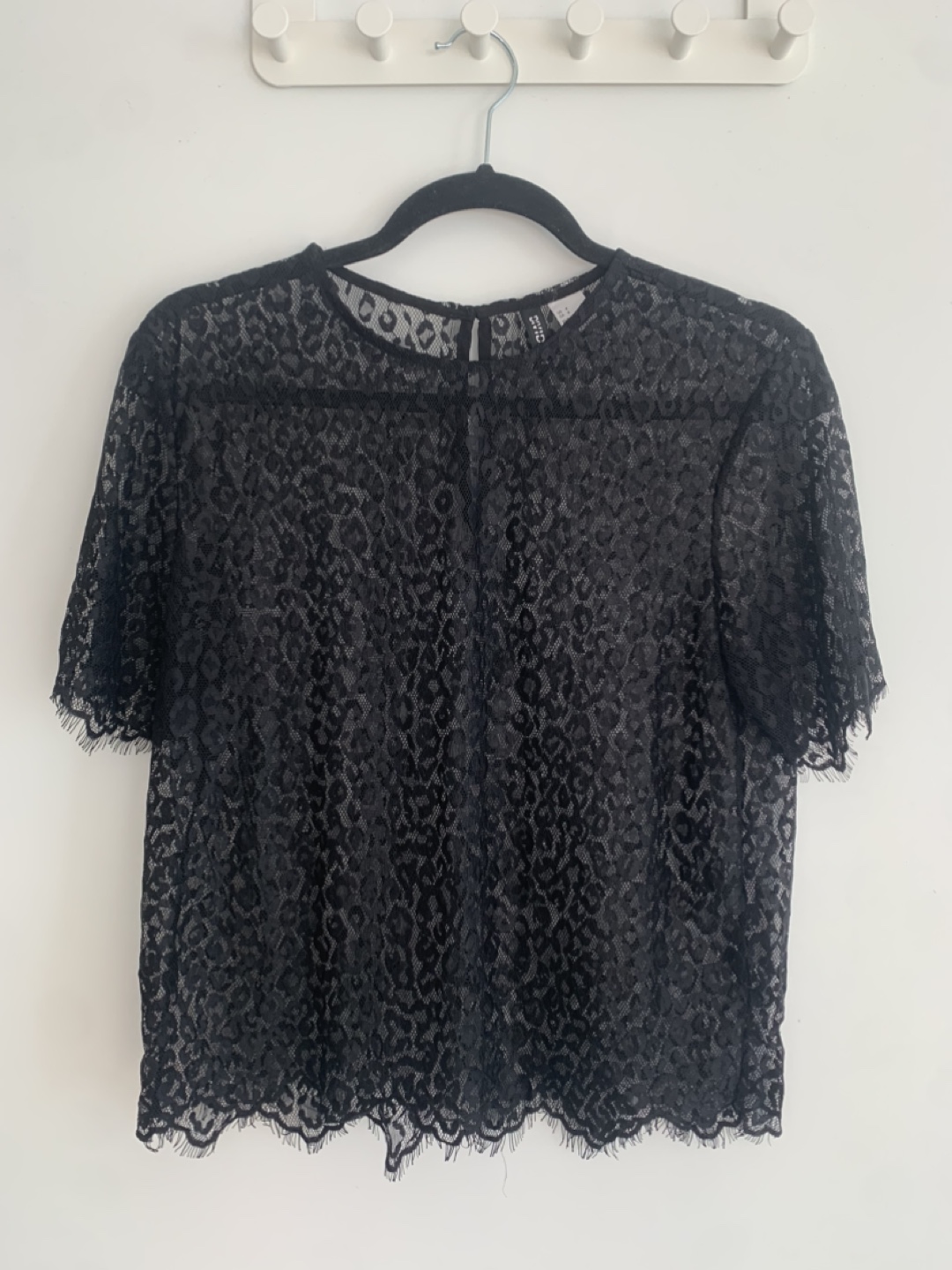 Two Black Lace Tops - photo 3