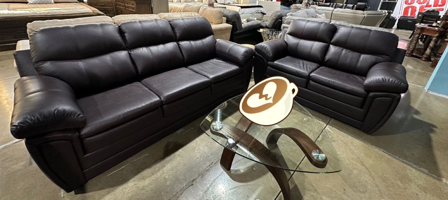 Leather Sofa Set - photo 2