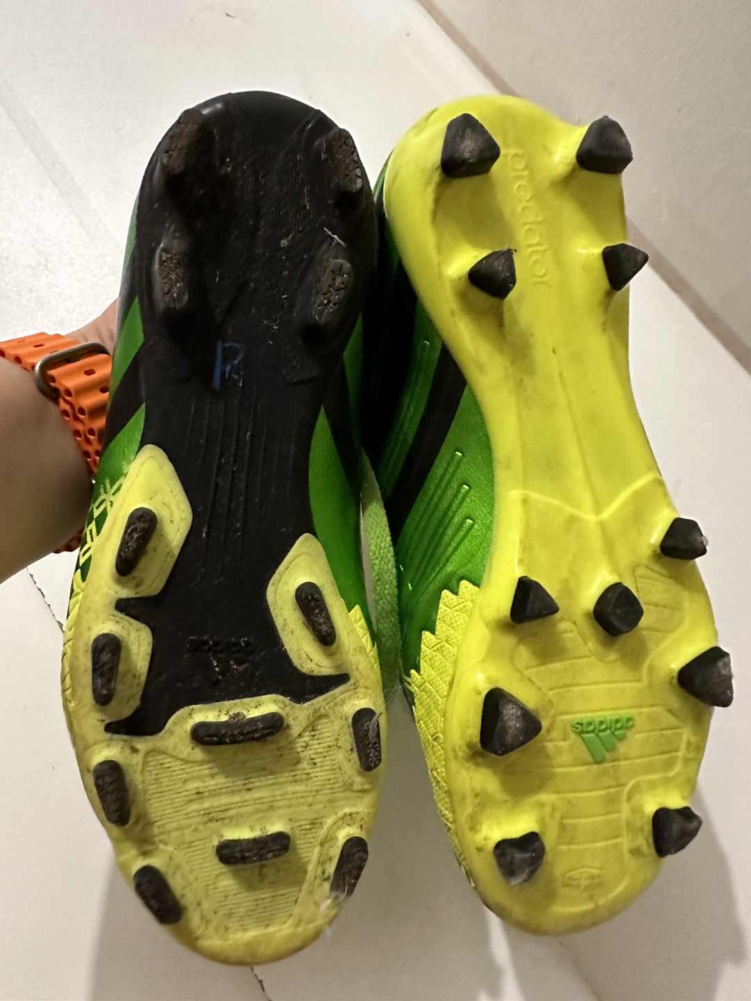 Adidas Predator Soccer Cleats Green Size 3 - photo 2