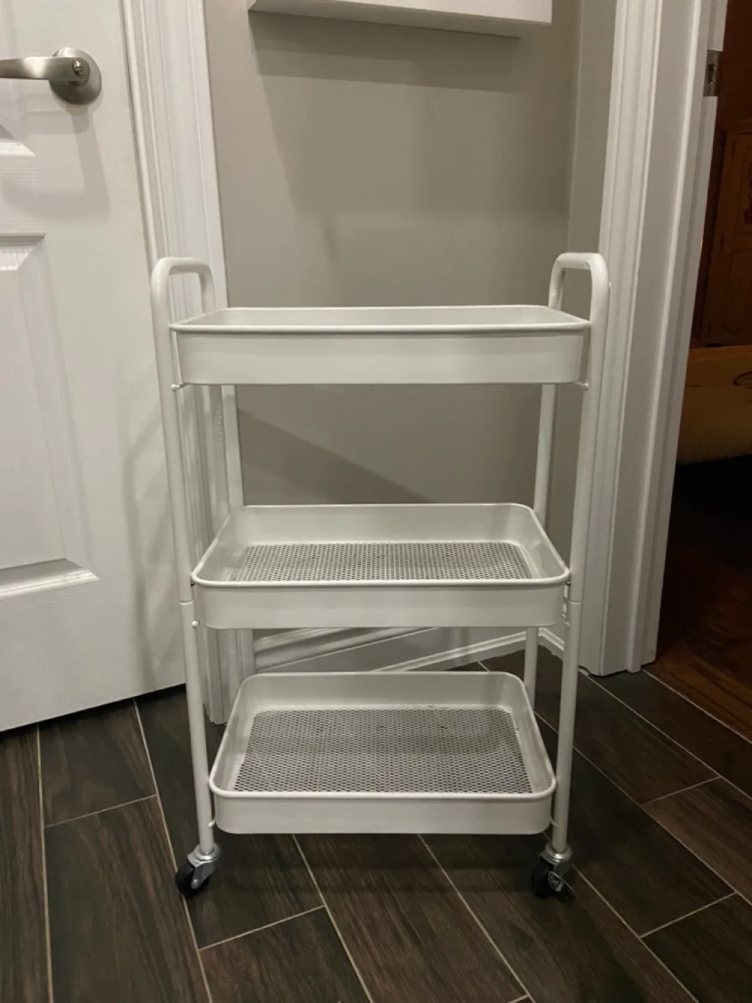 White Rolling Cart thumbnail