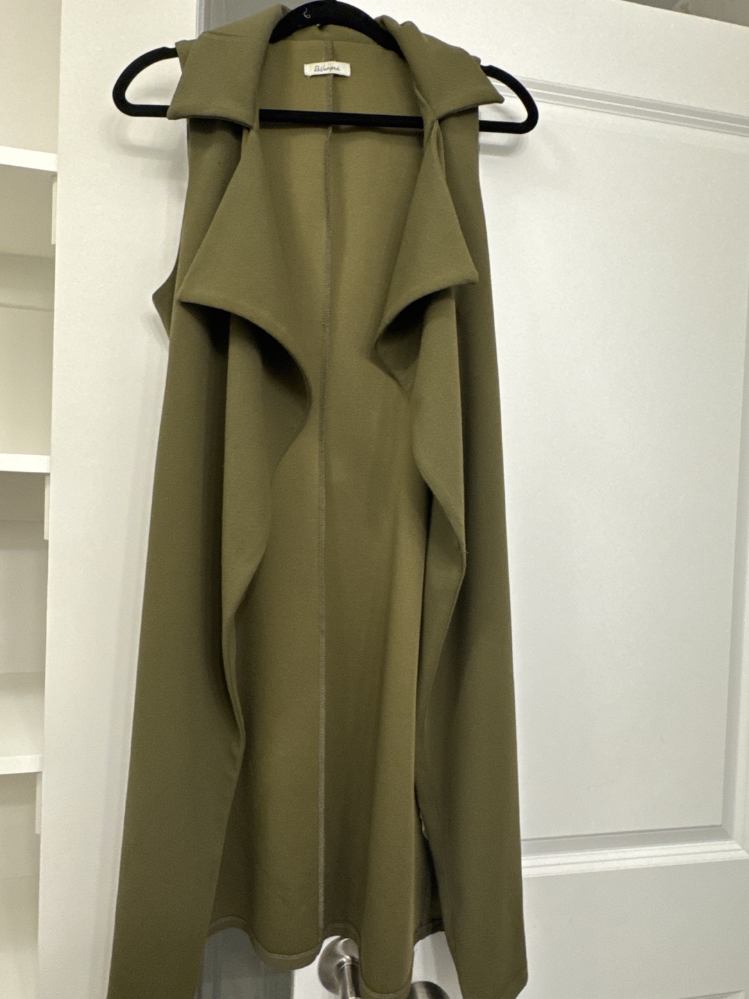 Olive Green sleeveless  Cardigan